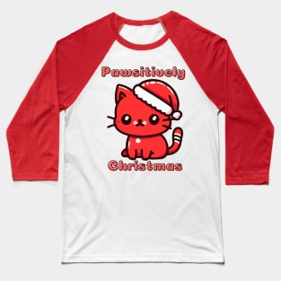 Catmas red cat Baseball T-Shirt